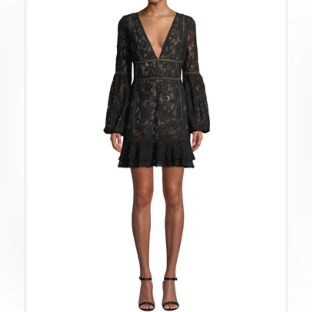 NWT beautiful MISHA Harper dress with belle sleeves Collection Dress